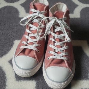 Pink Girls Converse Hi Tops Size 3